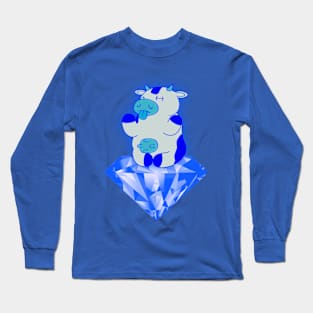 Diamond Mooditations! CowLick! Long Sleeve T-Shirt